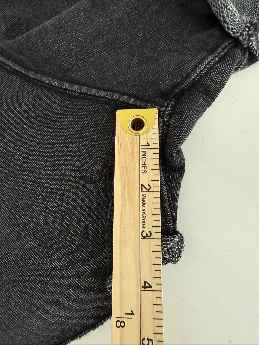 Free People FP Movement All Star Shorts Washed Black Raw Hem Sweat Shorts M - Picture 7 of 7